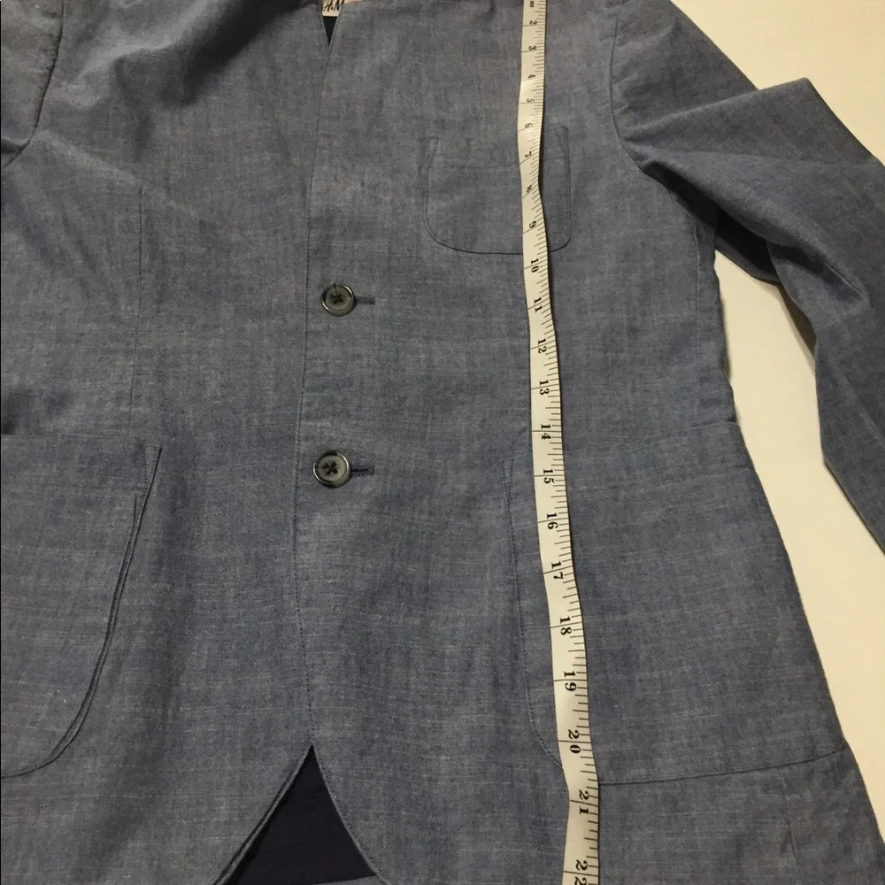 H&M Light Blue Size Small Blazer - Picture 7 of 8